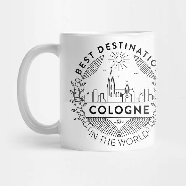 Cologne Minimal Badge Design by kursatunsal